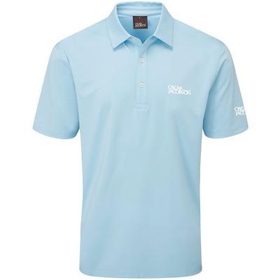 Oscar Jacobson Chap Tour Mens Golf Polo Shirt - Sky Blue