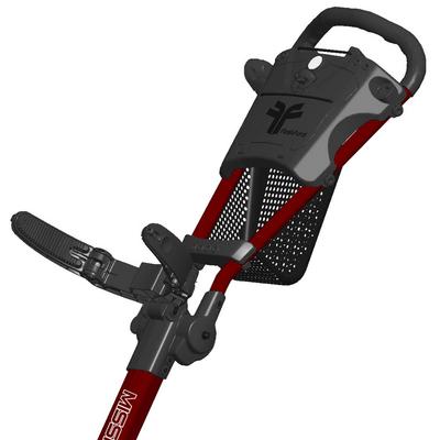 FastFold Mission-5 3 Wheel Golf Trolley - Burgundy - thumbnail image 2