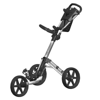 FastFold Mission-5 3 Wheel Golf Trolley - Silver