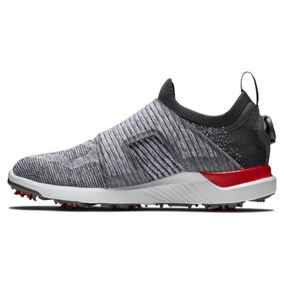 FootJoy Hyperflex BOA 2021 Golf Shoes - Grey/Red - thumbnail image 2