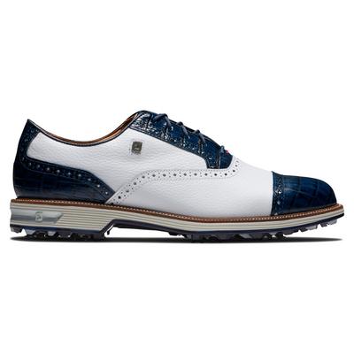 FootJoy Premiere Series Tarlow Golf Shoes - White/Navy - thumbnail image 1