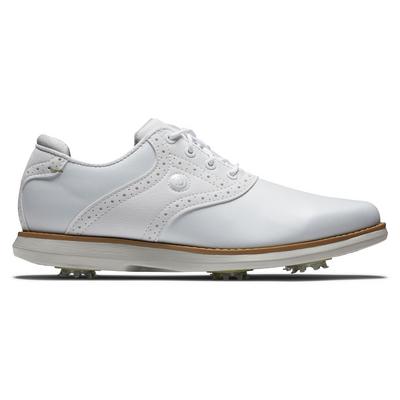 FootJoy Traditions Ladies Golf Shoes - White - thumbnail image 1