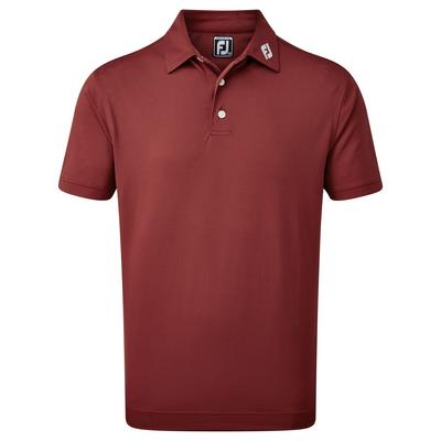 FootJoy Stretch Pique Solid Shirt - Athletic Maroon