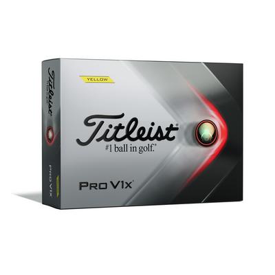 Titleist Pro V1x (2021) Golf Balls Dozen Pack - Yellow