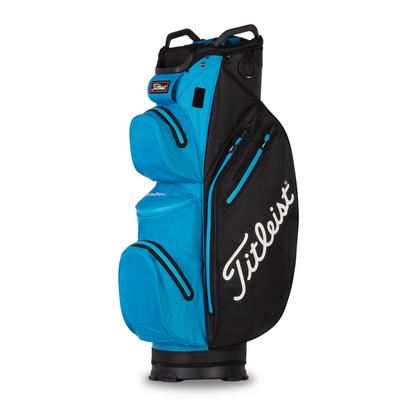 Titleist StaDry Waterproof 14 Way Golf Cart Bag - Black/Dorado