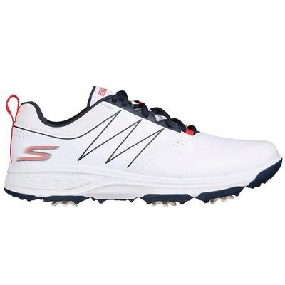Skechers Go Golf Torque Spiked Golf Shoe - White/Navy/Red