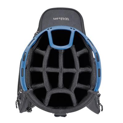 Wilson Staff Exo II Cart Bag - Black/Blue - thumbnail image 2