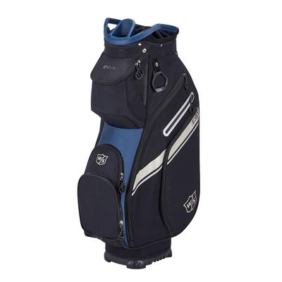 Wilson Staff Exo II Cart Bag - Black/Blue - thumbnail image 1