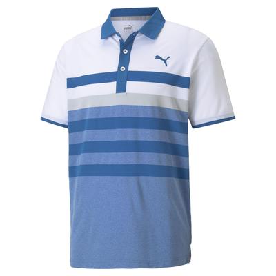 Puma Mattr One Way Golf Polo Shirt - Blue