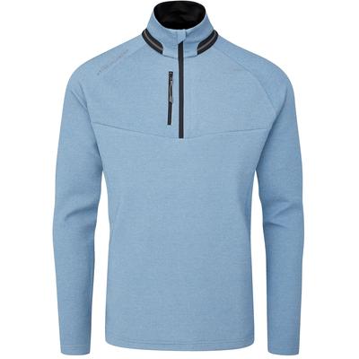 Oscar Jacobson Thomson Mid Layer Golf Jumper - Blue