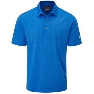 Oscar Jacobson Barton Mens Golf Polo Shirt - Blue