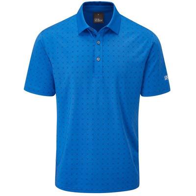 Oscar Jacobson Barton Mens Golf Polo Shirt - Blue
