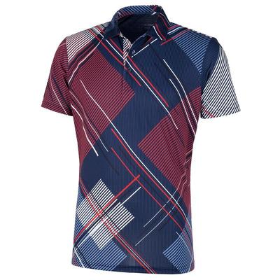 Galvin Green Mitchell Ventil8 Plus Golf Polo Shirt - Navy