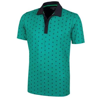 Galvin Green Monty Ventil8 Golf Polo Shirt - Green - thumbnail image 1