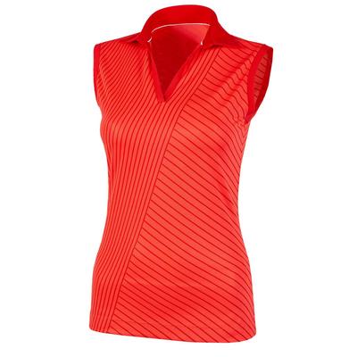 Galvin Green Mira Ventil8 Ladies Golf Polo Shirt - Red
