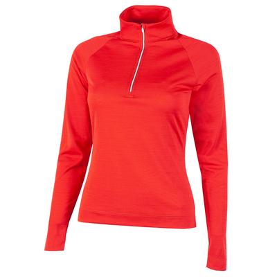 Galvin Green Dina Insula Ladies Half Zip Pullover - Red - thumbnail image 1