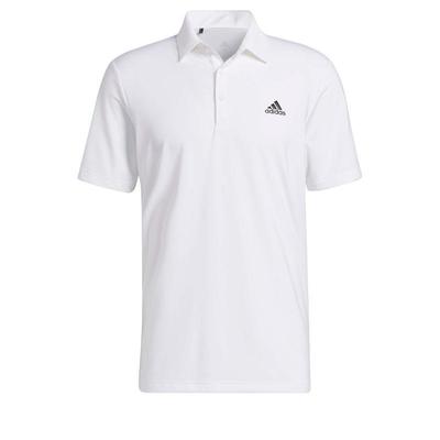 adidas Ultimate 365 Solid Golf Polo Shirt - White  - thumbnail image 1