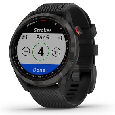 Garmin Approach S42 GPS Golf Watch - Black - thumbnail image 2
