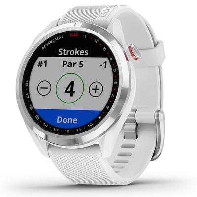 Garmin Approach S42 GPS Golf Watch - White - thumbnail image 6