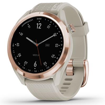 Garmin Approach S42 GPS Golf Watch - Rose Gold/Sand - thumbnail image 8