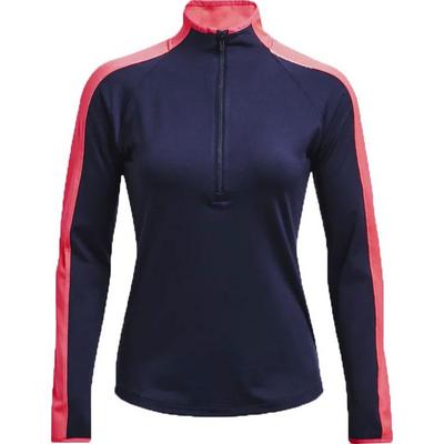 Under Armour Womens Storm Midlayer Zip Golf Top - Navy