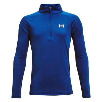 Under Armour Boys Tech 2.0 1/2 Zip Golf Top - Blue