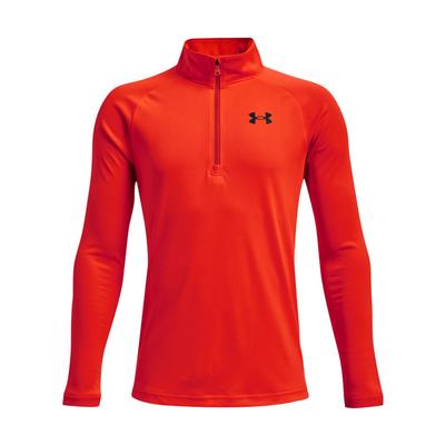 Under Armour Boys Tech 2.0 1/2 Zip Golf Top - Orange