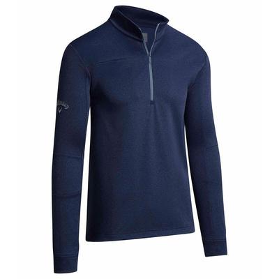 Callaway Waffle Zip Golf Sweater - Navy