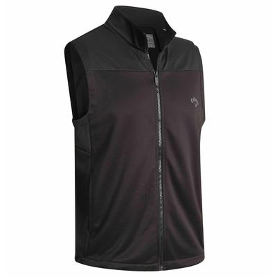 Callaway High Gauge Fleece Golf Gilet - Black