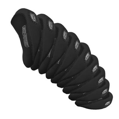 Longridge EzeCover Iron Golf Covers 10Pcs - 4-GW - Black - thumbnail image 3