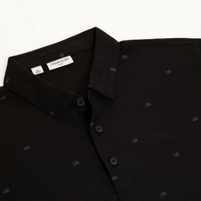 Calvin Klein Monogram Golf Polo Shirt - thumbnail image 2