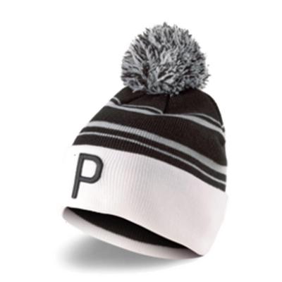 Puma P Pom Golf Beanie Hat - Black