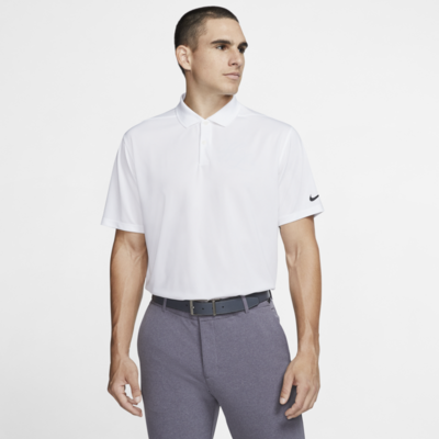 Nike Dri-Fit Victory Solid Golf Polo Shirt - White