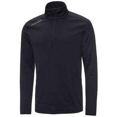 Galvin Green Drake Insula Half Zip Golf Pullover - Black - thumbnail image 1