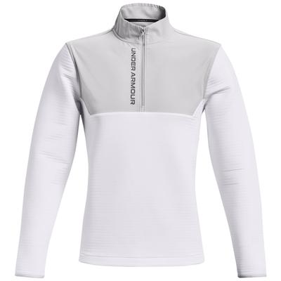 Under Armour Storm Daytona Half Zip Golf Top - White