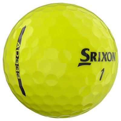Srixon 10th Generation AD333 Golf Balls - Yellow