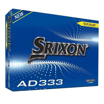 Srixon 10th Generation AD333 Golf Balls - Yellow - thumbnail image 1