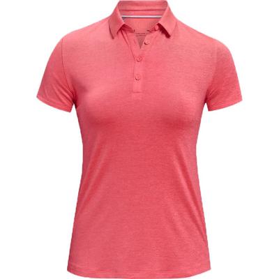 Under Armour Womens Zinger Short Sleeve Golf Polo Shirt - Pink