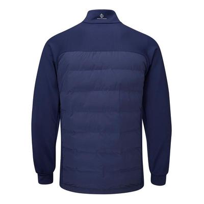 Oscar Jacobson Radstock Full Zip Padded Golf Jacket - Navy - thumbnail image 2