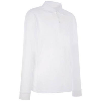 ProQuip Long Sleeve Performance Golf Polo - White