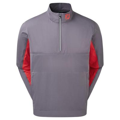 FootJoy HydroKnit 1/2 Zip Waterproof Golf Jacket - Charcoal