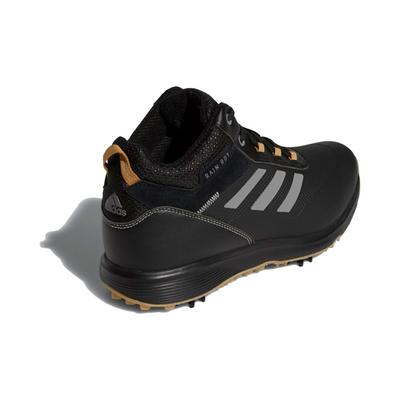 adidas S2G Mid Cut Golf Boots - Black/Grey - thumbnail image 2