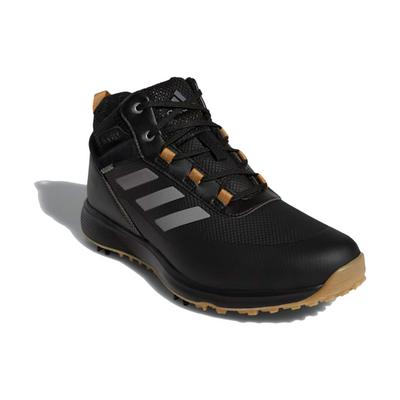 adidas S2G Mid Cut Golf Boots - Black/Grey - thumbnail image 3