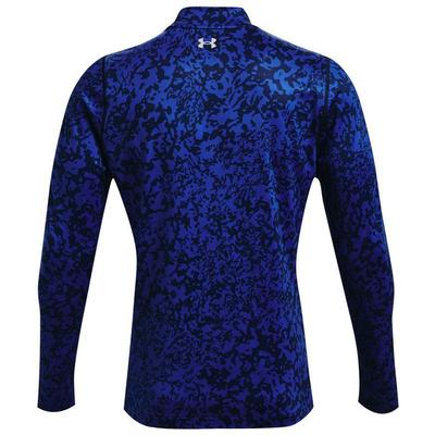 Under Armour ColdGear Infrared Long Sleeve Golf Mock Base Layer - Royal Blue - thumbnail image 2