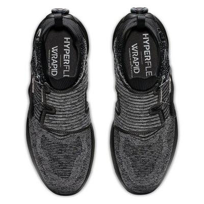 FootJoy Hyperflex Boa Golf Shoes - Black/Charcoal - thumbnail image 2