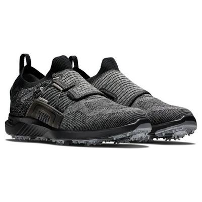 FootJoy Hyperflex Boa Golf Shoes - Black/Charcoal - thumbnail image 4