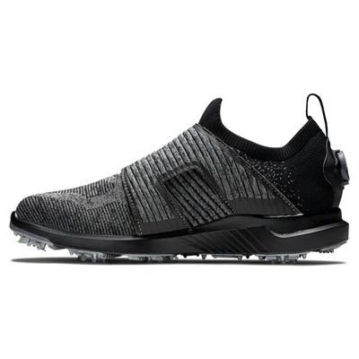 FootJoy Hyperflex Boa Golf Shoes - Black/Charcoal - thumbnail image 6
