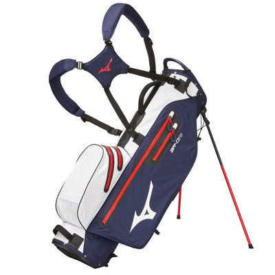 Mizuno BR-DR1 Waterproof Golf Stand Bag - Navy/White