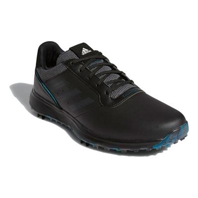 adidas S2G Spiked Golf Shoes - Black - thumbnail image 4