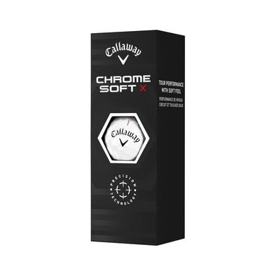 Callaway Chrome Soft X Golf Balls - White - thumbnail image 2